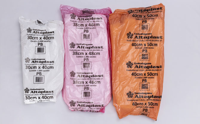 SACOLAS LISAS MILHEIRO PN: onde comprar sacolas plásticas lisas por milheiro pb
